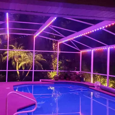 Pool enclosure lighting 2