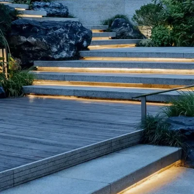 lucky-palm-under-concrete stair-edge-glow-lighting